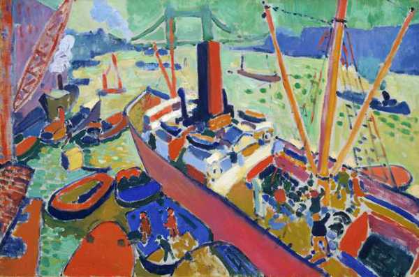 André Derain - The Pool of London