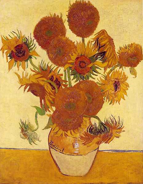'Sunflowers', 1888 (oil on canvas) 