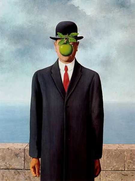 RENÉ MAGRITTE (1898-1967) The Son of Man, 1964 (Oil on Canvas)