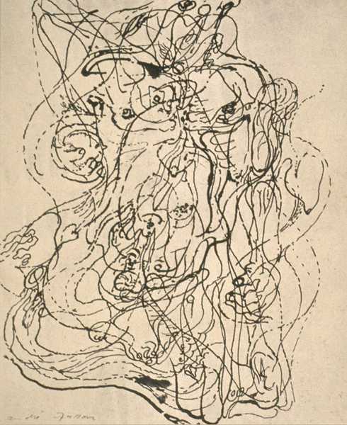 ANDRÉ MASSON (1896-1987) Automatic Drawing, 1938 (Pen on Paper)
