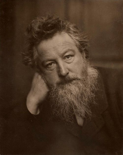 'Portrait of William Morris, aged 53' (photograph)