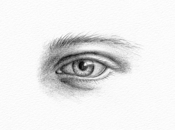 How to Draw an Eye - Step 4