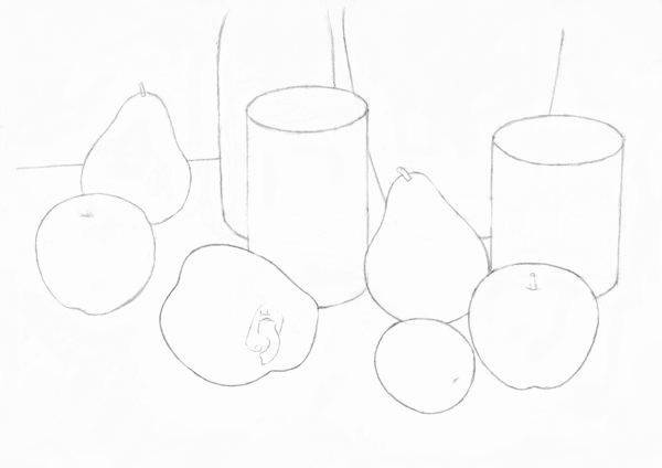 Still Life with Pencil - Step 3