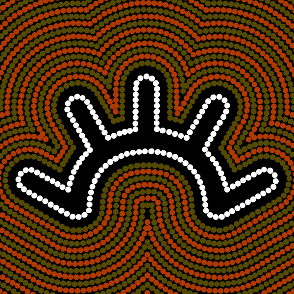 Aboriginal Art Symbols - Human Track