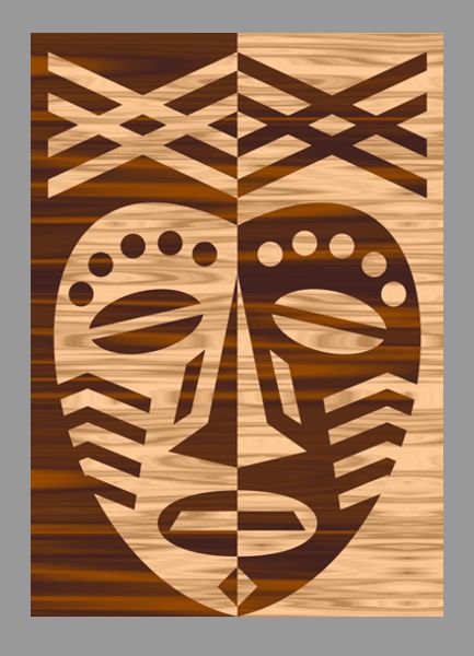 African Mask Design Lesson - Adapting your Design 6