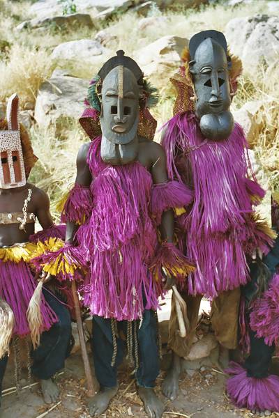 Dogon Masks and Ceremonial Costumes