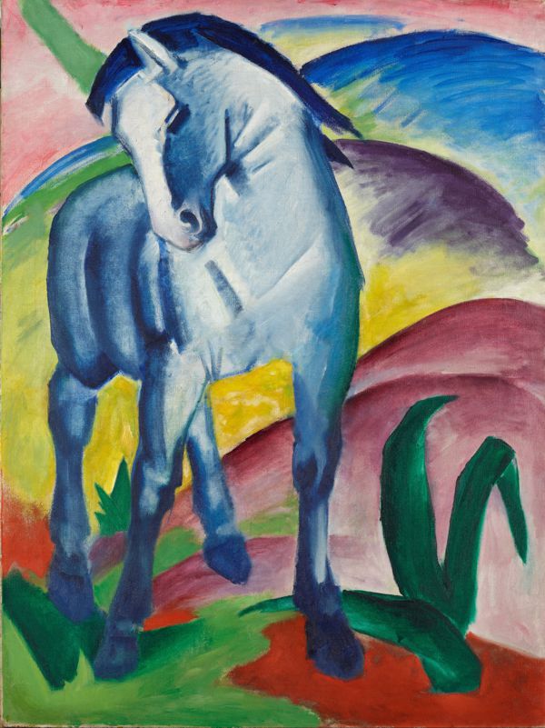 'Blue Horse' 1911 (oil on canvas)