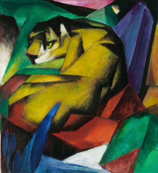 'Tiger' 1912 (oil on canvas)