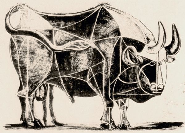 'Bull - plate 4', December 22, 1945 (lithograph)