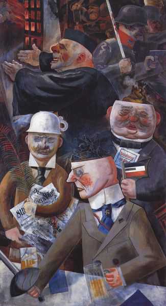 George Grosz (1893-1959) - 'The Pillars of Society' 1926 (oil on canvas) 