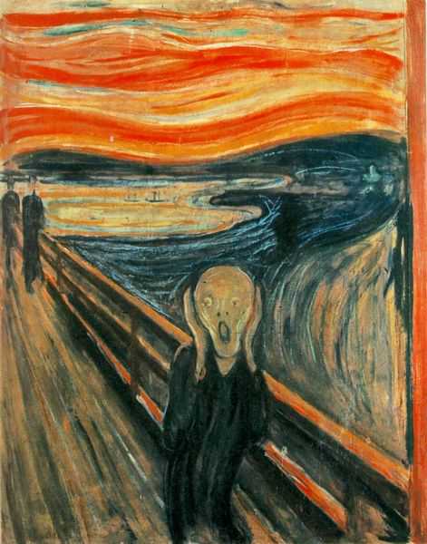 EDVARD MUNCH (1863-1944) 'The Scream', 1893 (oil, tempera and pastel on board)