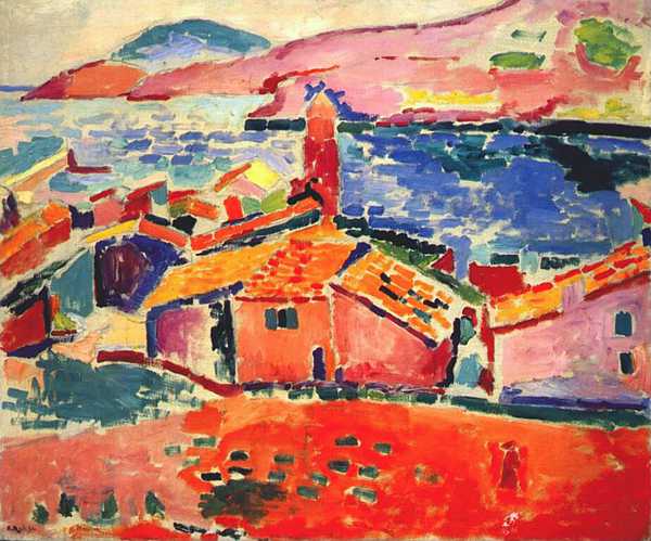 'The Roofs of Collioure', 1905 (oil on canvas) 