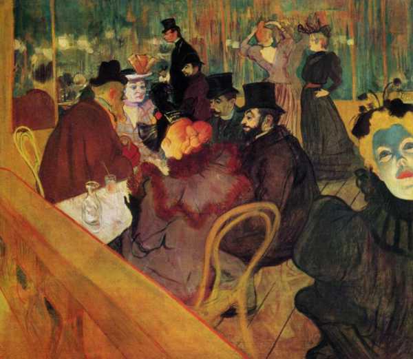 'At the Moulin Rouge', 1892-95 (oil on canvas)