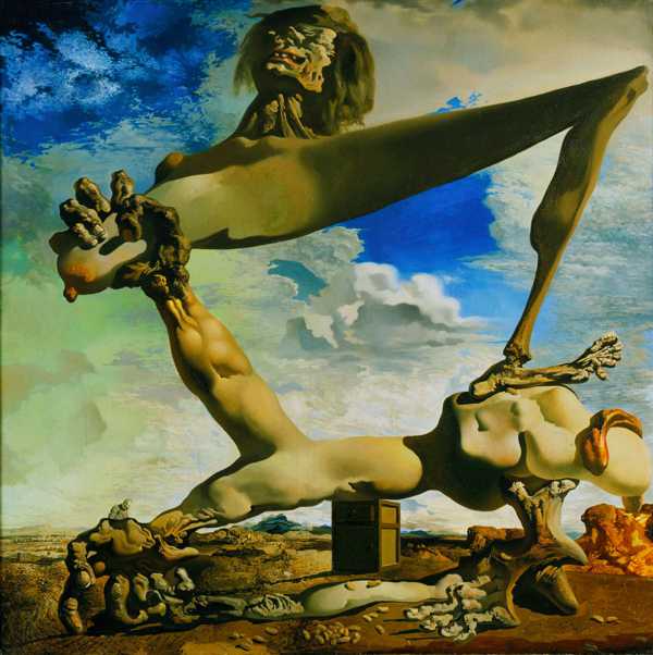 SALVADOR DALI (1904-1989) Soft Construction with Boiled Beans (Premonition of Civil War), 1936 (Oil on Canvas)