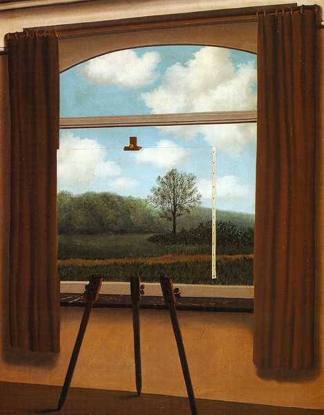 RENÉ MAGRITTE (1898-1967) The Human Condition, 1933 (Oil on Canvas)