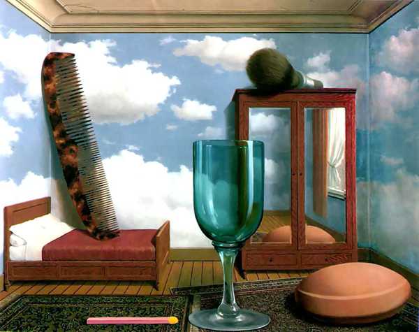 RENÉ MAGRITTE (1898-1967) Personal Values, 1952 (Oil on Canvas)