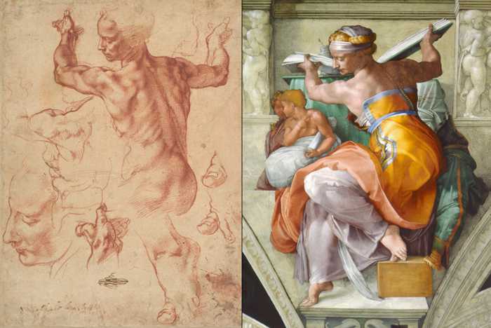 Michelangelo (1475-1564) 'The Libyan Sibyl c.1510-11