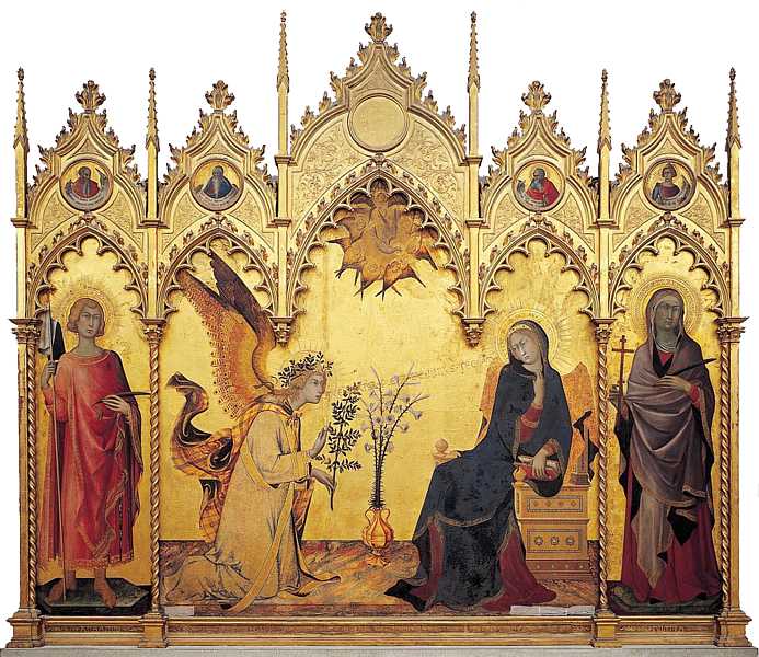 Simone Martini (c. 1280/85-1344) The Annunciation, 1333