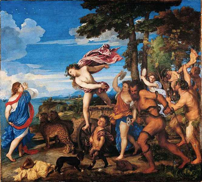 TITIAN (1489-1576) 'Bacchus and Ariadne', 1520–23 (oil on canvas) 