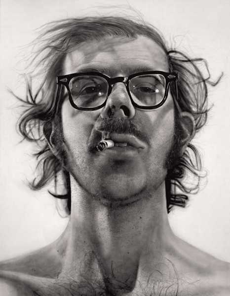 Chuck Close (1940-2021) 'Big Self Portrait', 1967-68 (acrylic on canvas)