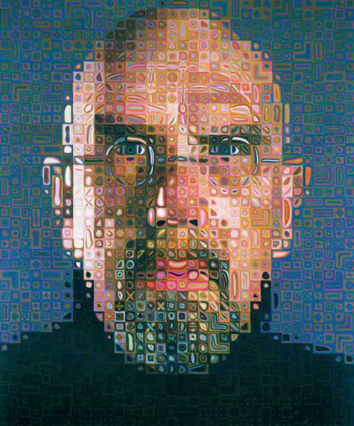 Chuck Close (1940-2021) 'Self Portrait', (2004-05)