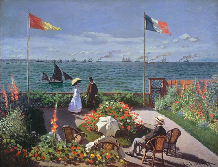 CLAUDE MONET (1840 -1926) 'The Terrace at Sainte-Adresse', 1866 (oil on canvas)