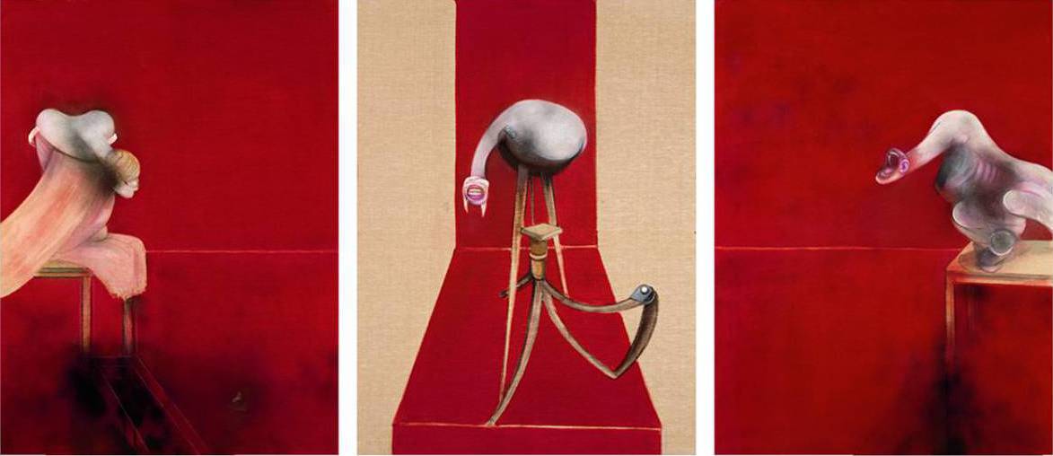 FRANCIS BACON (1909-1992) 'Second Vesion of Triptych 1944', 1988 (oil and aerosol paint on canvas)