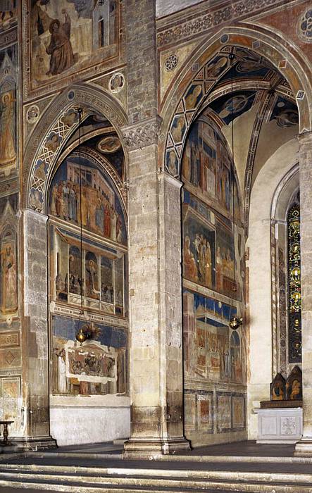 GIOTTO (c.1267-1337) The Bardi and Peruzzi Chapels in the Basilica of Santa Croce, Florence.