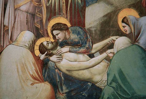 GIOTTO (c.1267-1337) Detail from 'The Lamentation over the Dead Christ', 1304-06 (fresco)