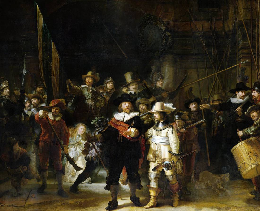 Rembrandt van Rijn (1606 -1669) 'The Night Watch', 1642 (oil on canvas)