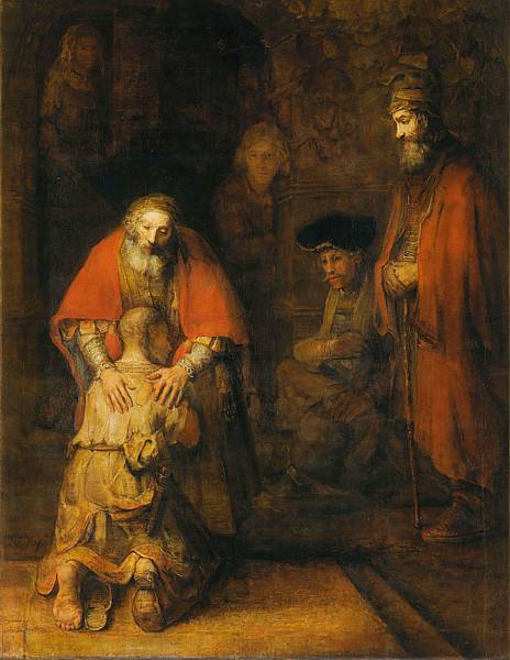 Rembrandt van Rijn (1606 -1669) 'The Return of the Prodigal Son', c.1667 (oil on canvas) 
