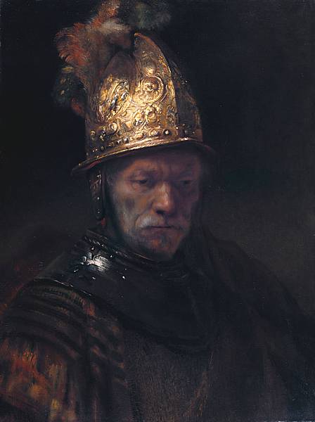 Follower of Rembrandt van Rijn (1606 -1669) 'The Man with the Golden Helmet', c.1650 (oil on canvas)