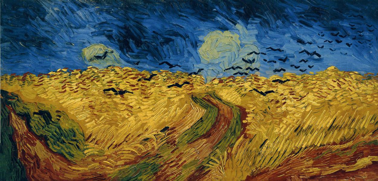 VINCENT VAN GOGH (1853-1890) 'Wheatfield and Crows', 1890 (oil on canvas)