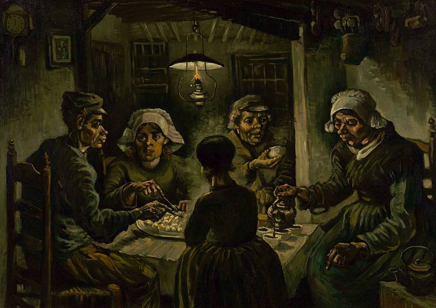 VINCENT VAN GOGH (1853-1890) VINCENT VAN GOGH (1853-1890) 'The Potato Eaters', 1885 (oil on canvas)