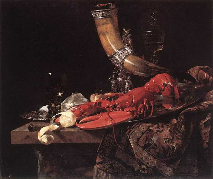 WILLEM KALF (1622-1693) 'Still Life with Drinking Horn, 1653 (oil on canvas) 