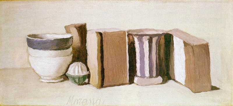 'Still Life with Cups and Boxes', 1951 (oil on canvas) 