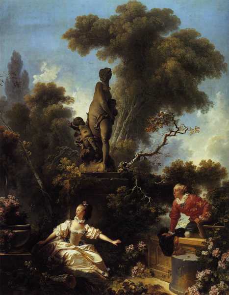 JEAN HONORÉ FRAGONARD (1732-1806 ) 'The Progress of Love - The Meeting', 1773