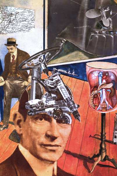 RAOUL HAUSMANN (1886-1971) 'Tatlin at Home', 1920 (collage)