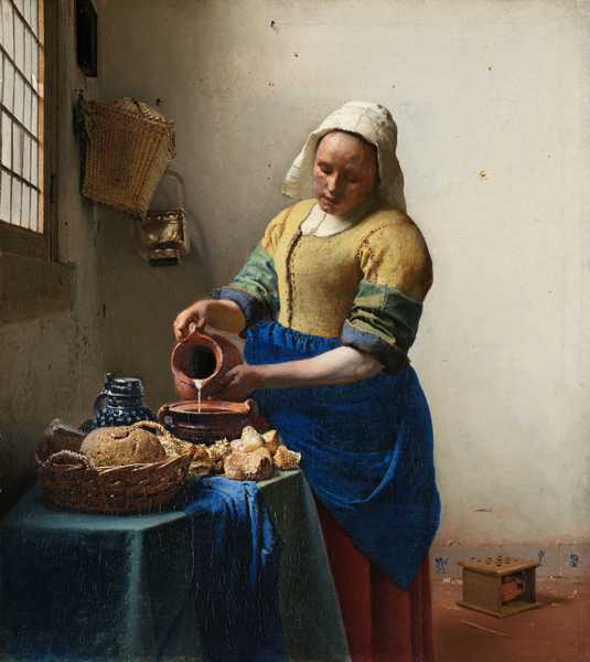 JAN VERMEER (1632-1675) 'The Milkmaid', 1658-61 (oil on canvas)