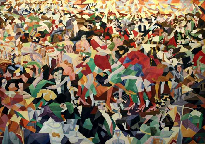 GINO SEVERINI (1883-1966) The Dance of the Pan-Pan at the “Monico”, 1909-1911/1959-1960 (oil on canvas) 