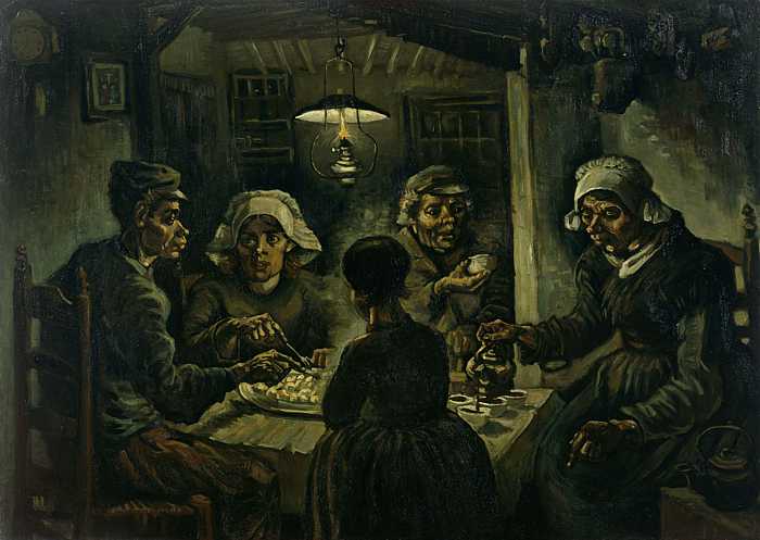 VINCENT VAN GOGH (1853-1890) The Potato Eaters, 1885 (oil on canvas)