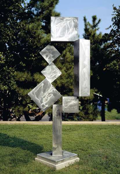 DAVID SMITH (1906-1965) Cubi XII, 1963 (stainless steel)