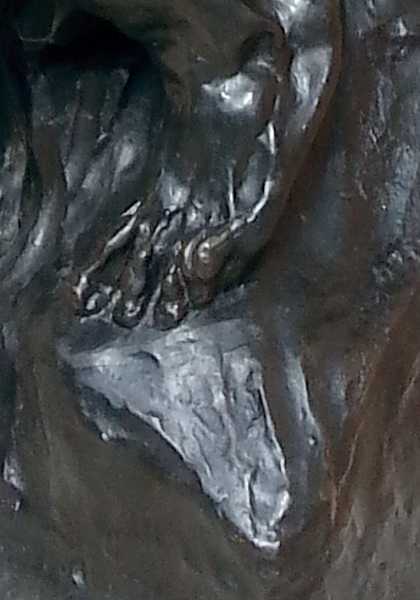 AUGUSTE RODIN (1840-1917) Call to Arms (detail of foot), 1878 (Cast Bronze)