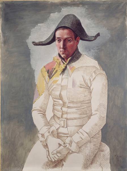 PABLO PICASSO (1881-1973) 'Jacinta Salvado as a Harlequin', 1923 (oil on canvas)