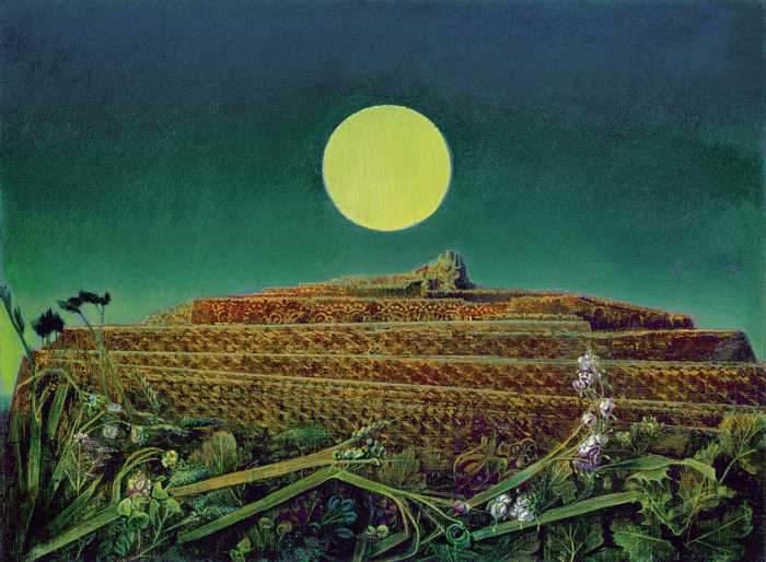 MAX ERNST(1891-1976) The Entire City, 1935-36 (oil on paper glued on canvas)