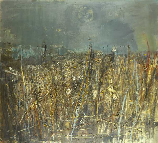JOAN EARDLEY (1921-1963) Seeded Grasses and Daisies, 1960 (oil on board with grasses and seedheads)