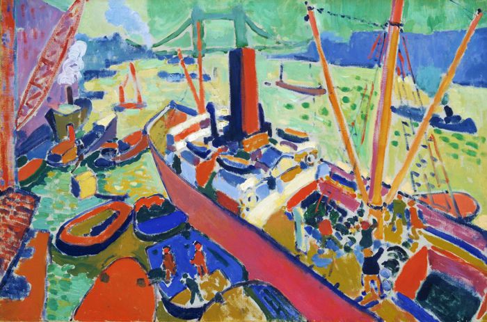 ANDRÉ DERAIN (1880-1954) 'The Pool of London', 1906 (oil on canvas)