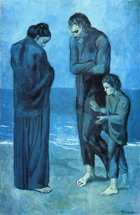 PABLO PICASSO (1881-1873) 'The Tragedy', 1903 (oil on canvas)