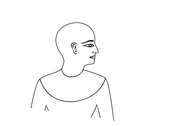 STEP 1. DRAWING AN EGYPTIAN FIGURE