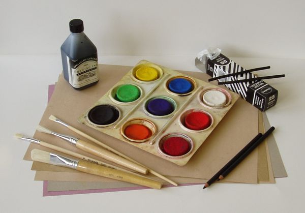 ART MATERIALS FOR THIS LESSON